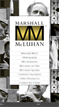 Mobile Screenshot of marshallmcluhan.com